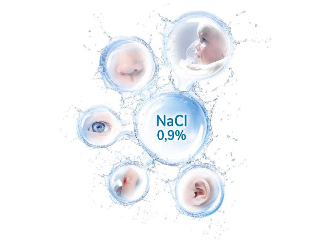 Sól fizjologiczna do higieny dziecięcych oczu i uszu