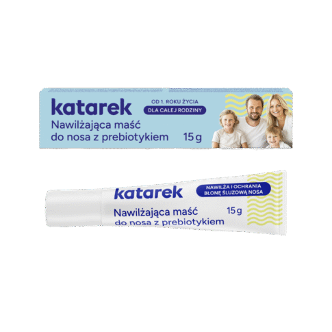Maść katarek z prebiotykiem na suchość nosa dla dzieci