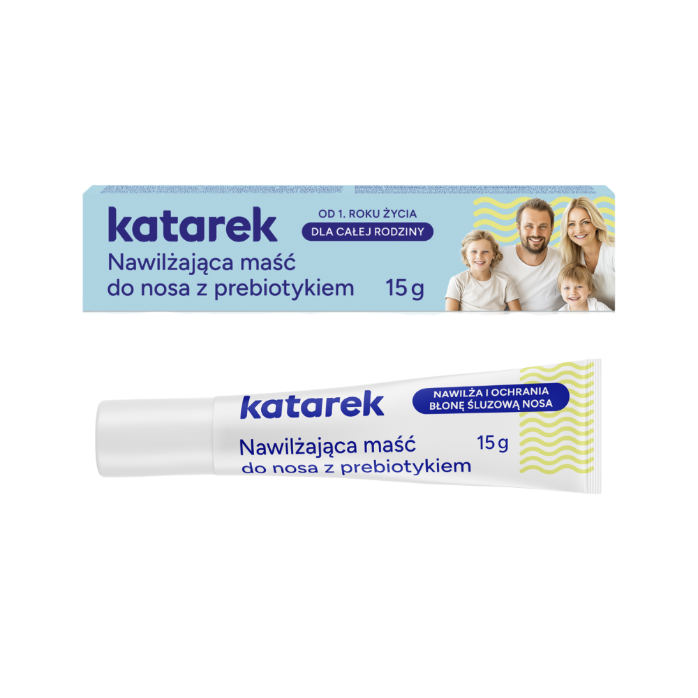 Maść katarek z prebiotykiem na suchość nosa dla dzieci