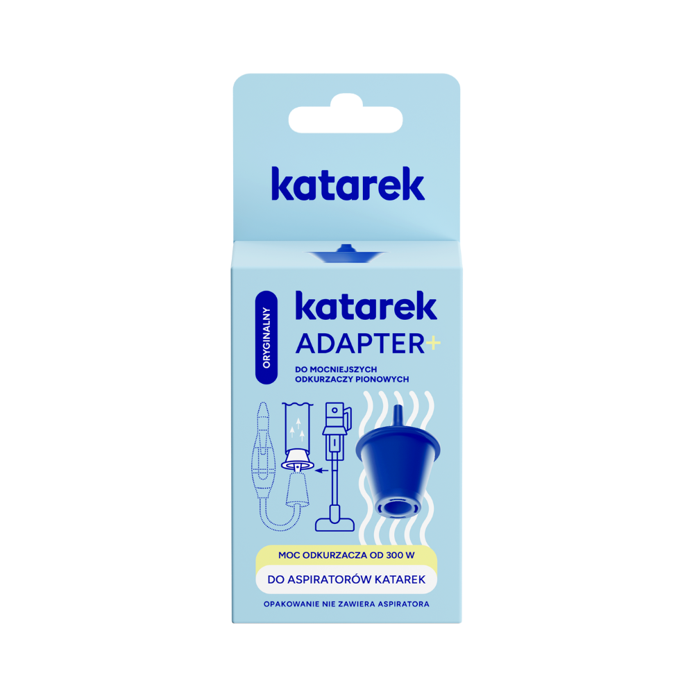 Katarek adapter + do mocnych odkurzacz