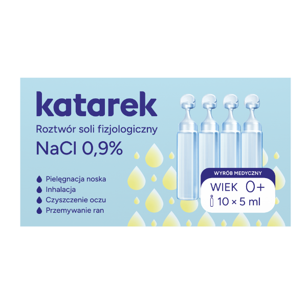 Katarek Sól fizjologiczna w ampułkach 0,9%