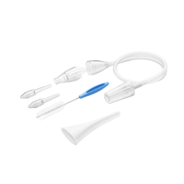 Katarek Travel 2 w 1 Aspirator kataru dla dzieci do odkurzacz i z ustnikiem do aspiracji ustnej