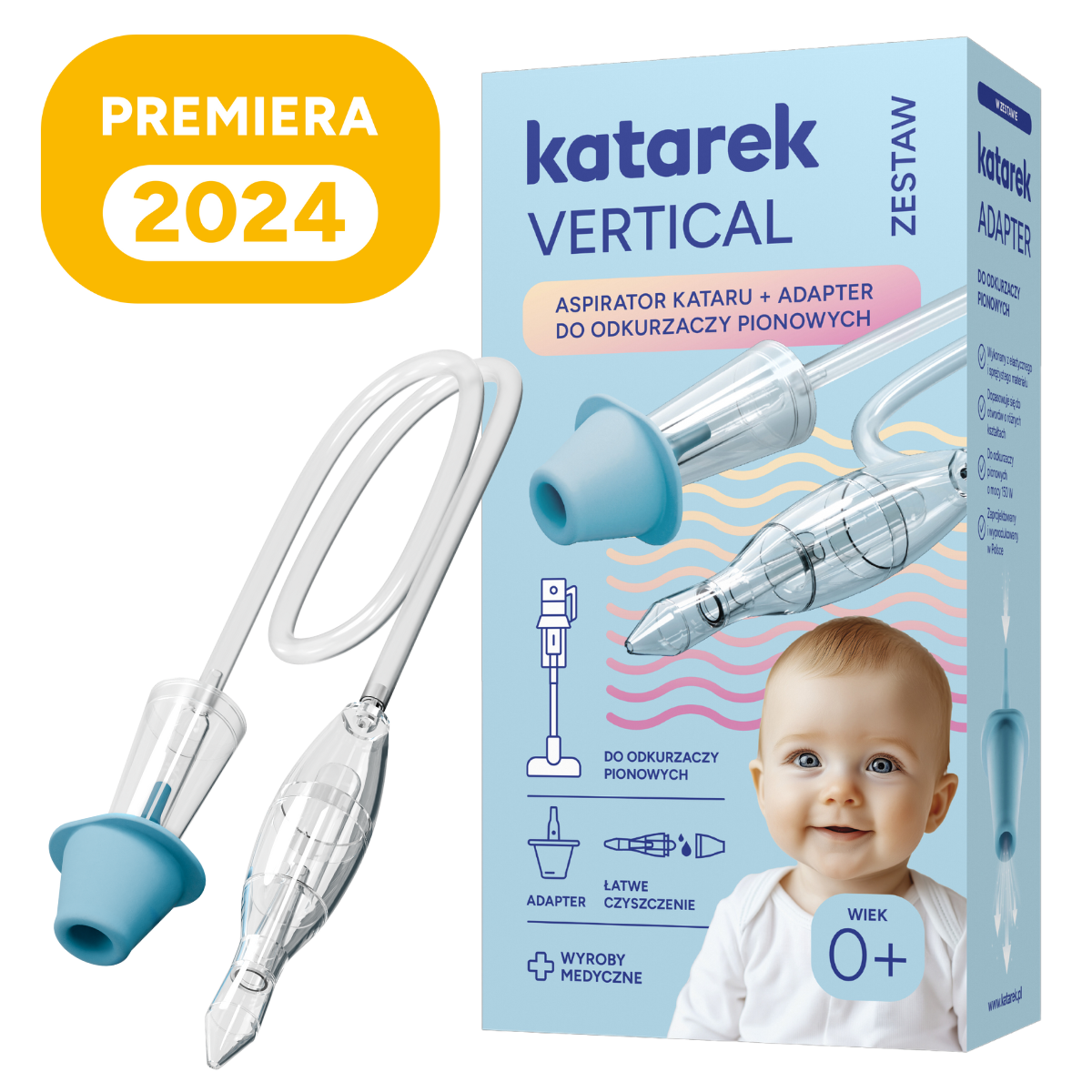 Katarek Vertical zestaw do aspiracji do odkurzaczy pionowych