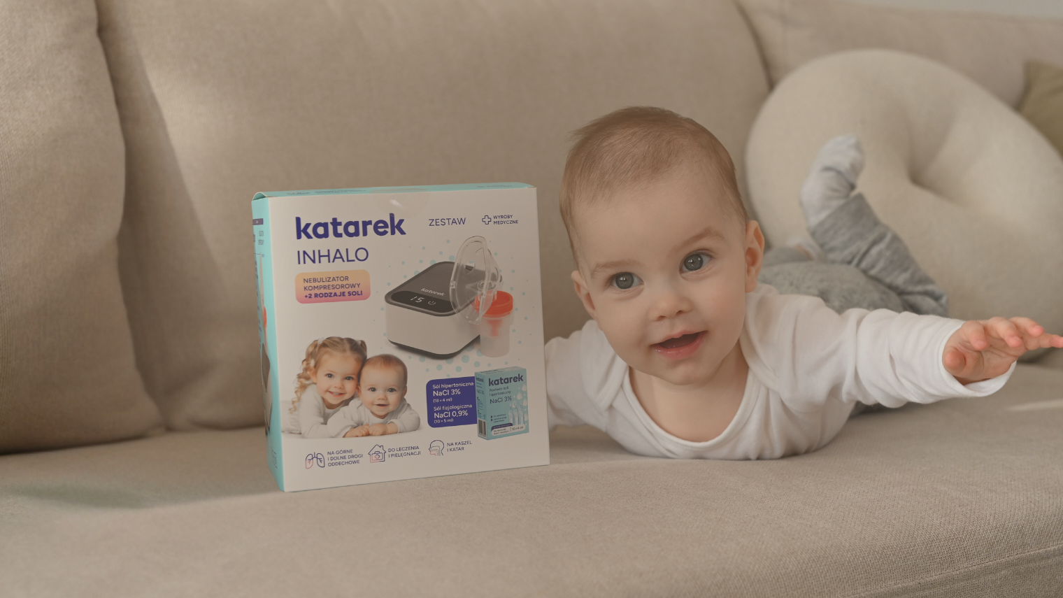 Katarek nebulizacja aspiracja dla dzieci i rodziny