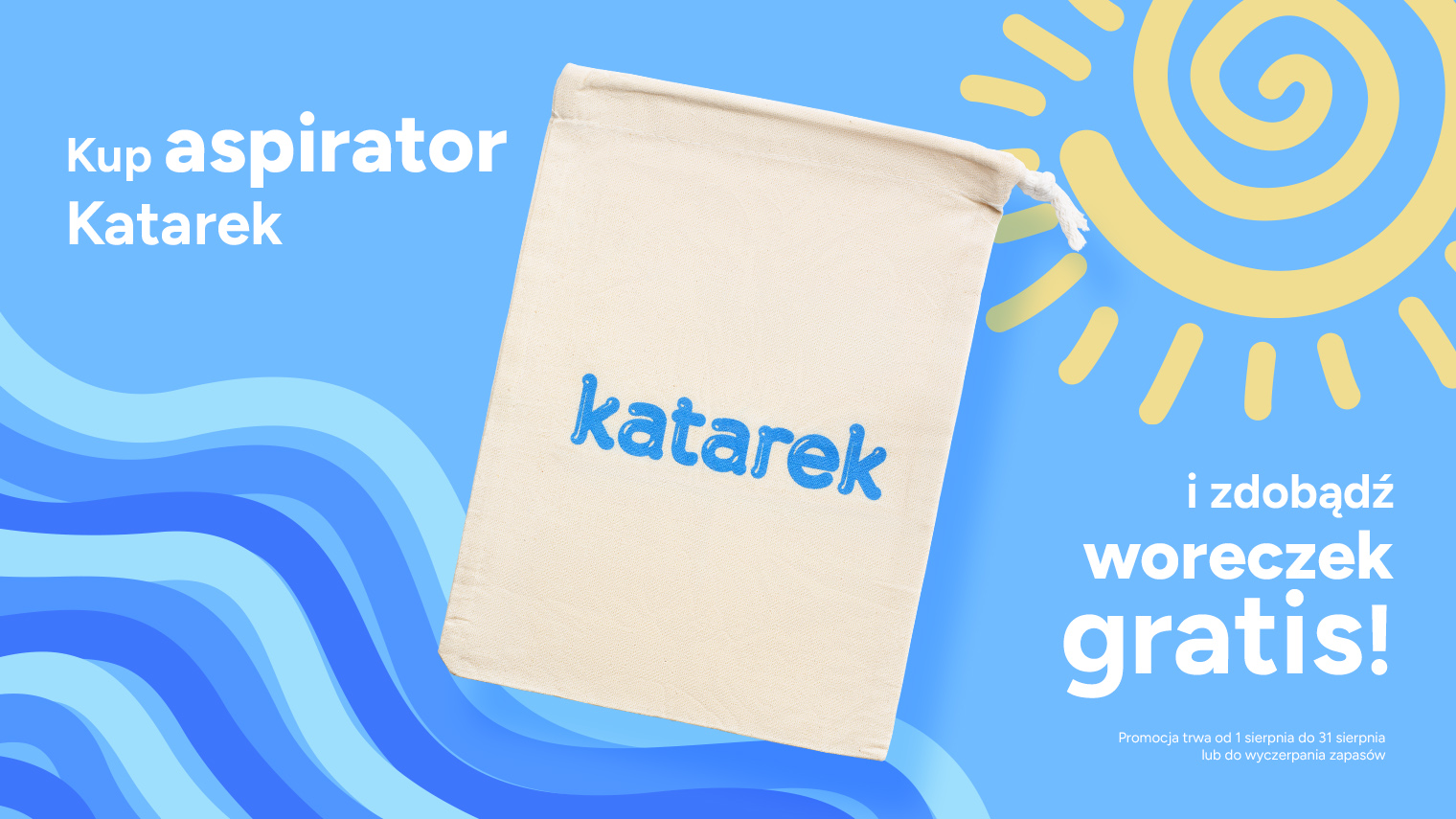 Woreczek Katarek gratis do aspiratorów
