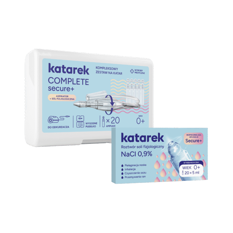 Coplete - aspirator kataru z solą fizjologiczną katarek