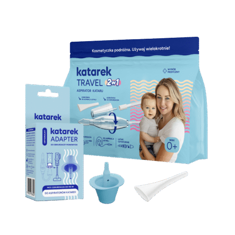 Zestaw Katarek Travel + Adapter do odkurzaczy pionowych - zestaw 3 w 1 na katar w tym ustnie