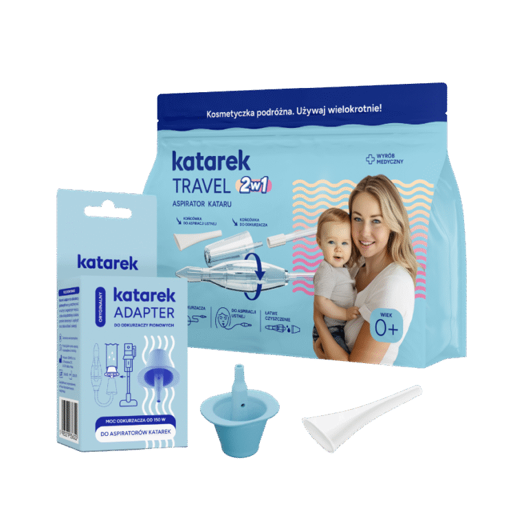 Zestaw Katarek Travel + Adapter do odkurzaczy pionowych - zestaw 3 w 1 na katar w tym ustnie