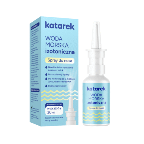 woda morska izotoniczna Katarek w sprayu dla dzieci i rodziny