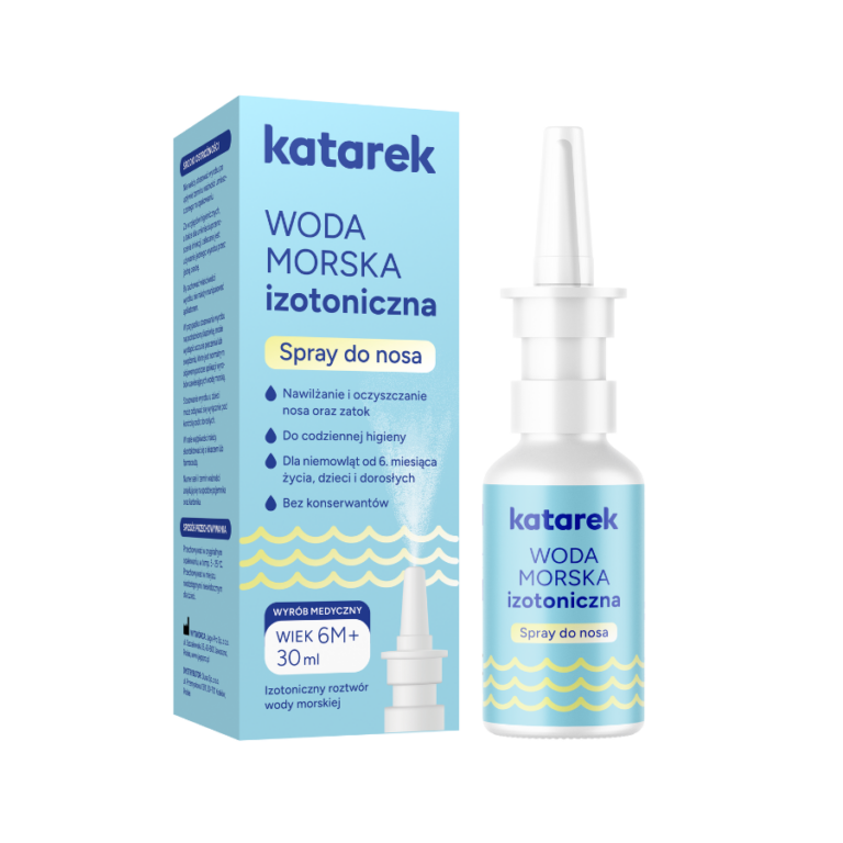 Katarek Woda Morska Izotoniczna 0,9 %, spray do nosa